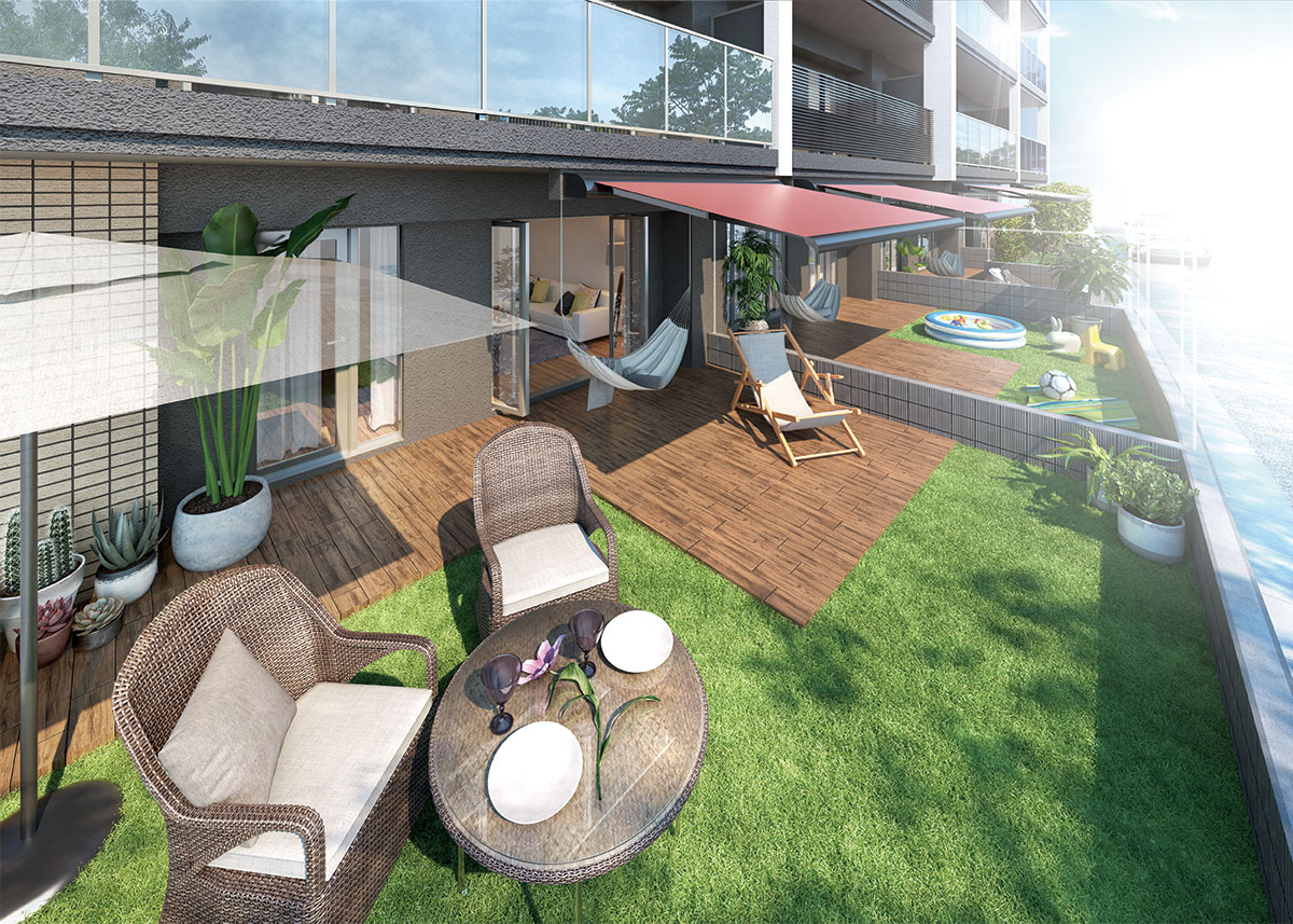 オーナーズリビングテラス CG